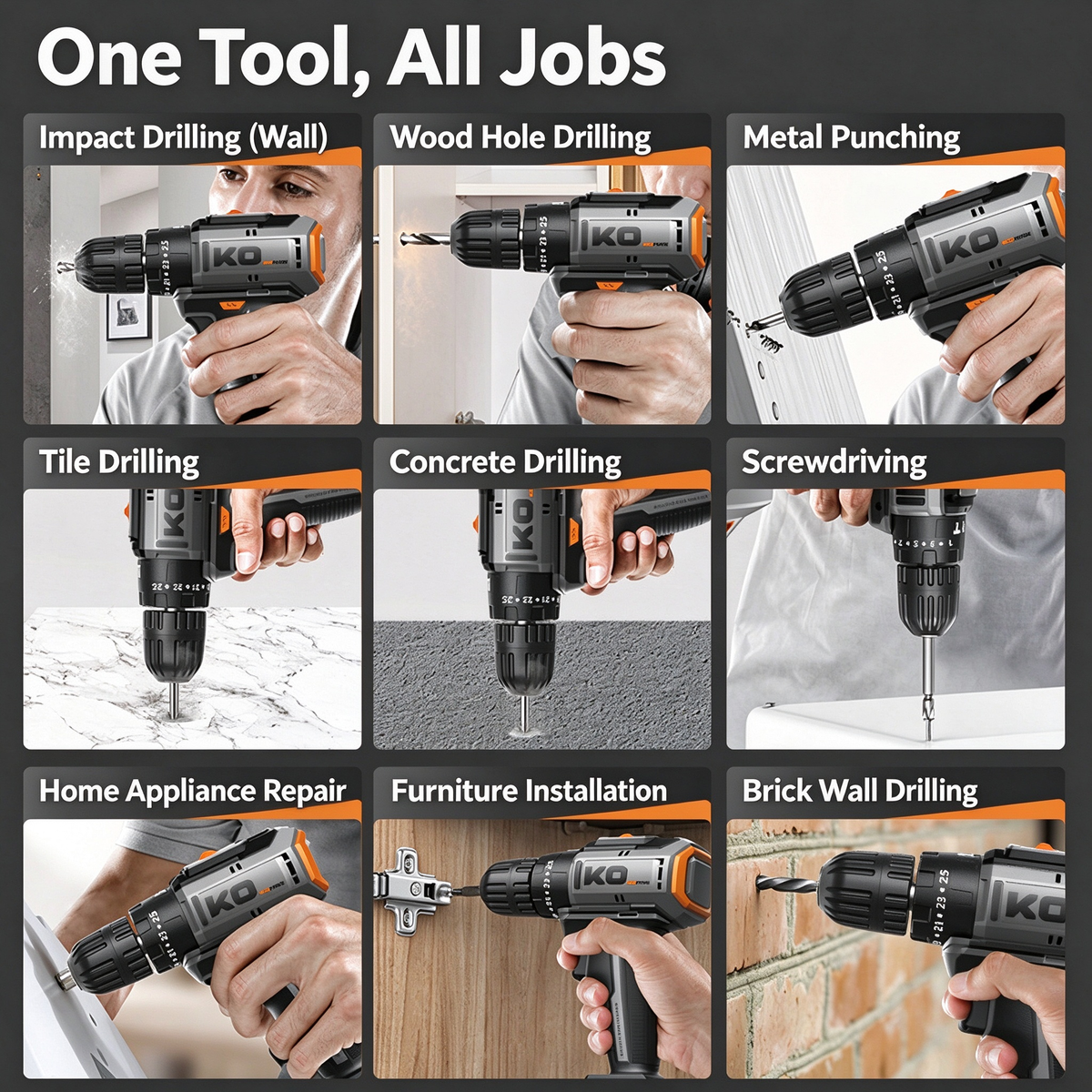13-Piece Household Gift Tool Kit - Home DIY Repair Set